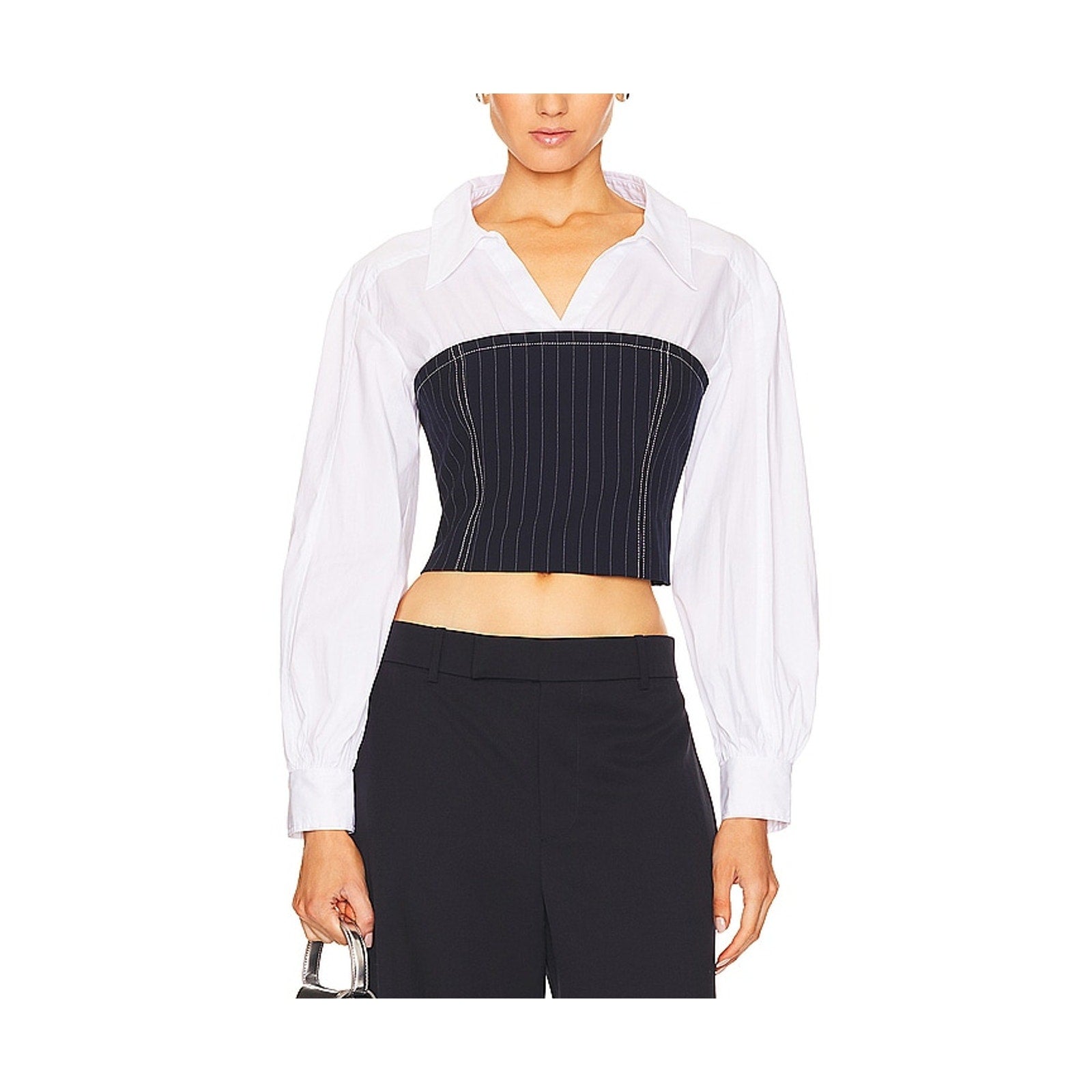 Cinq A Sept 'Levina' White Polyester Top Size M