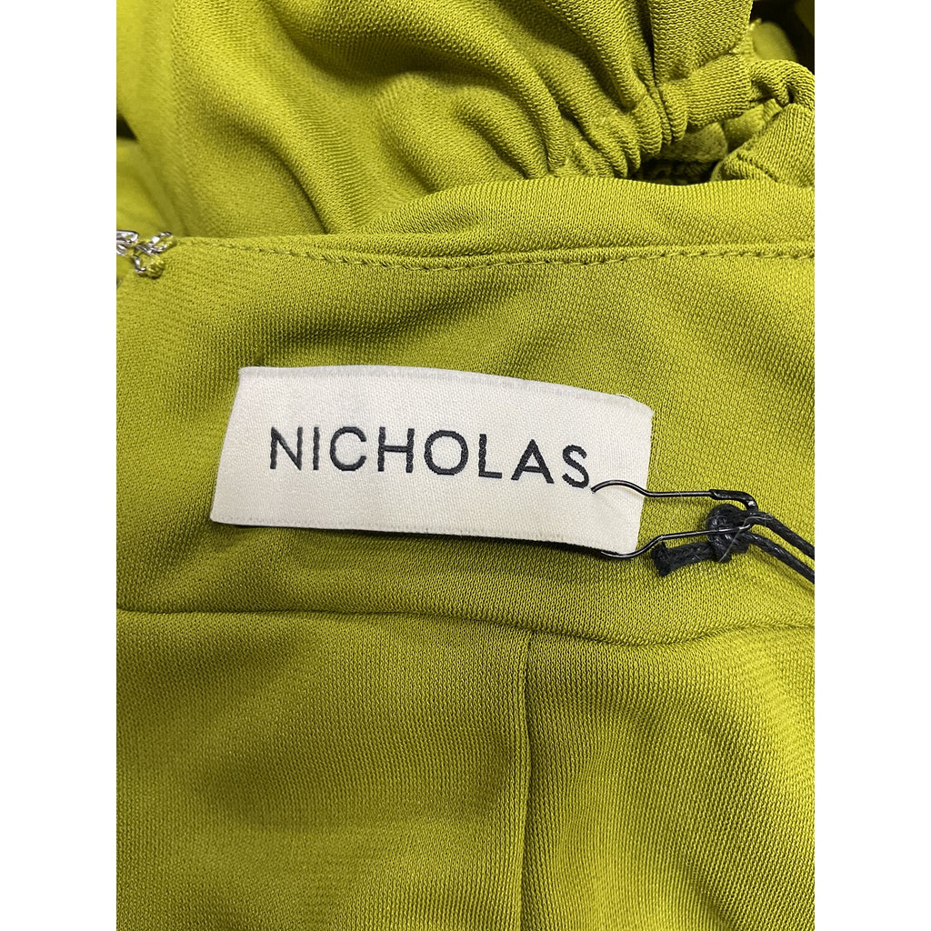 Nicholas 'Pauline' Green Poly Skirt Size 0