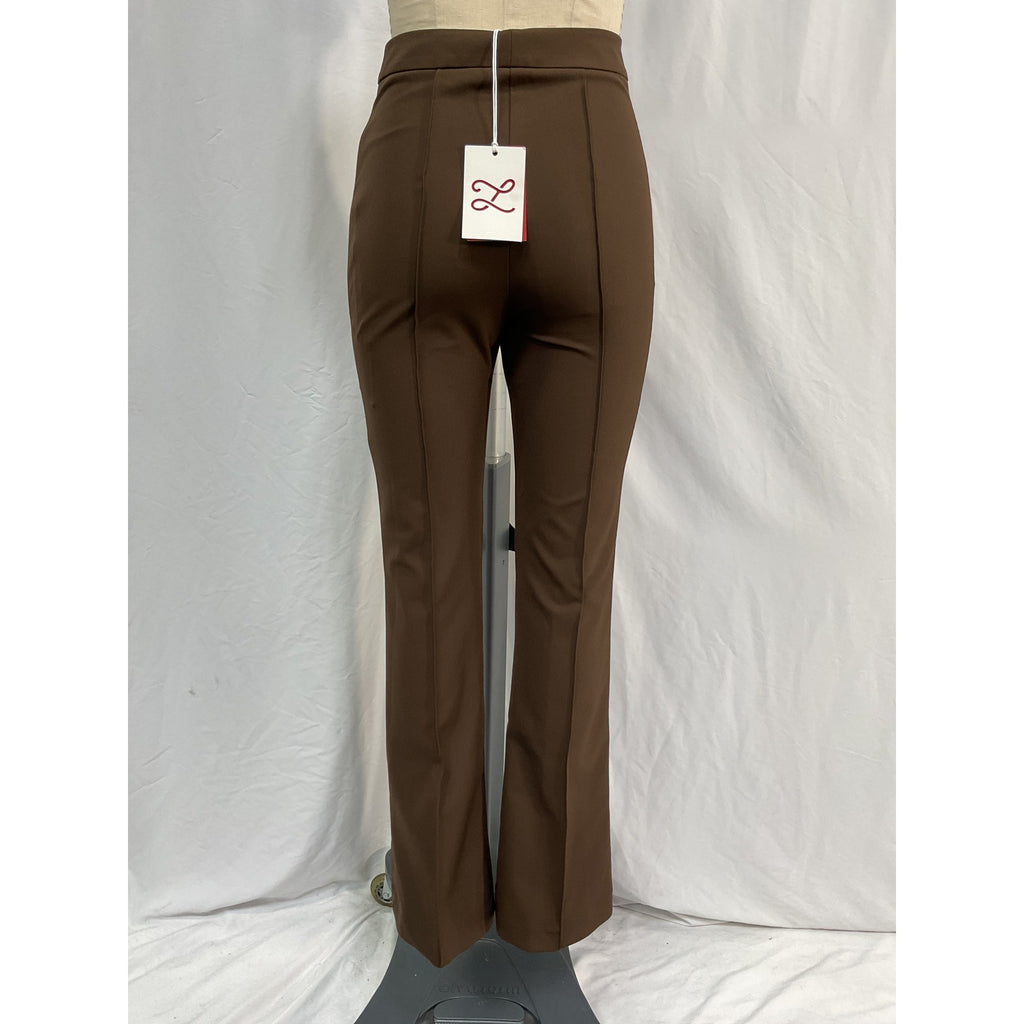 L'Academie 'Dominga' Brown Nylon Pant Size S - NWT