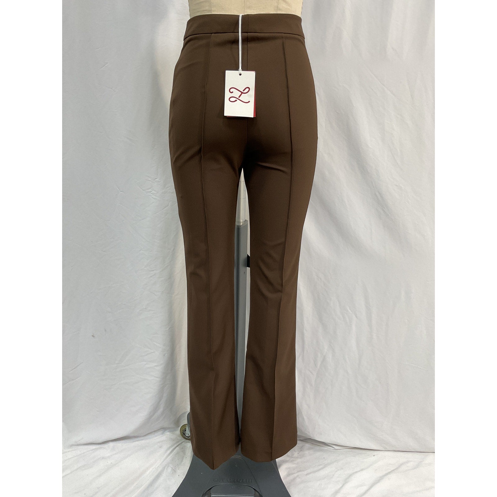 L'Academie 'Dominga' Brown Nylon Pant Size S - NWT