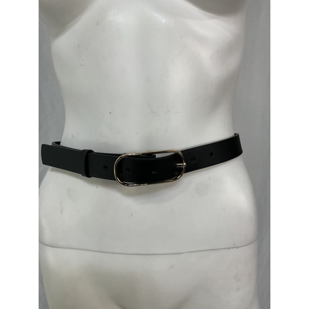 Anine Bing 'Harper' Black Leather Belt Size XS / S