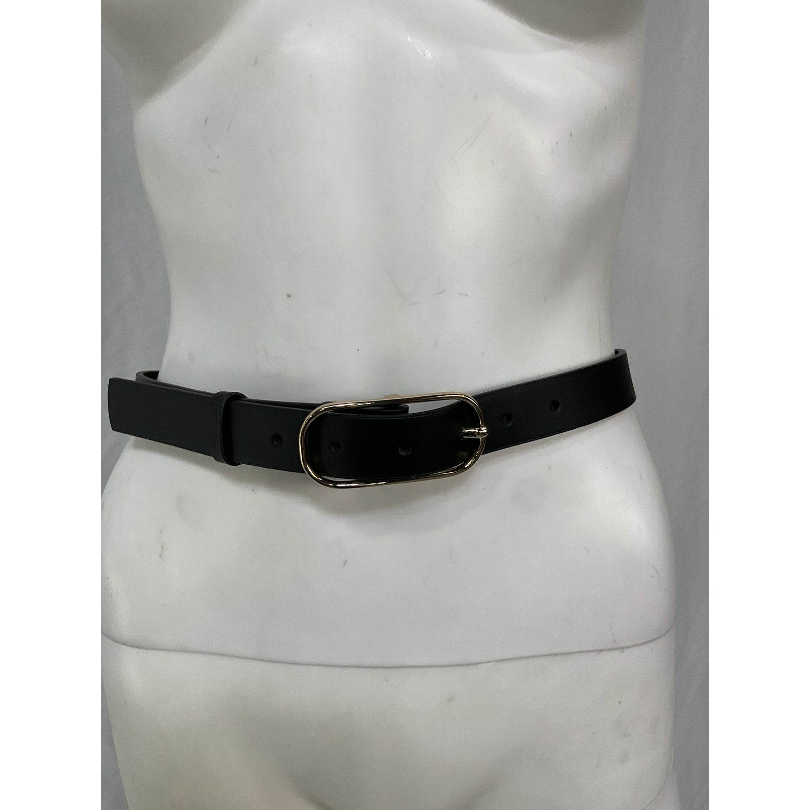Anine Bing 'Harper' Black Leather Belt Size XS / S