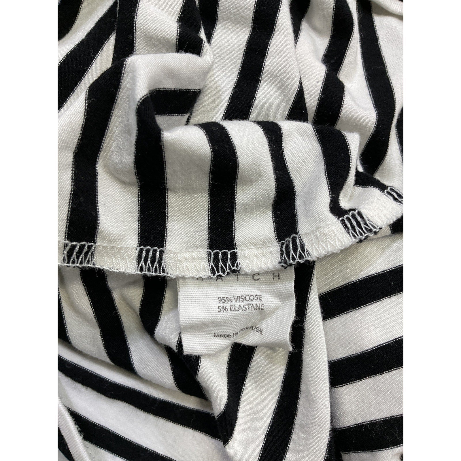 Hatch 'The Perfect Tee' Black Boat Neck Longsleeve Maternity Tee Size 0