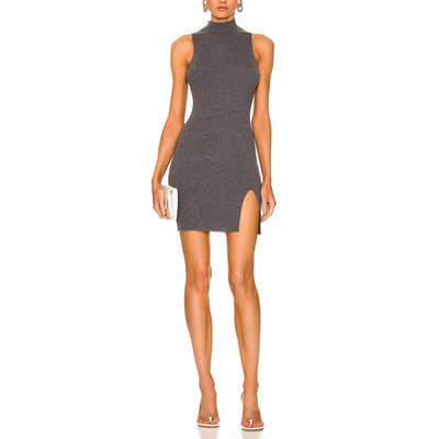Sablyn Ribbed Gray Lauren Dress Size L