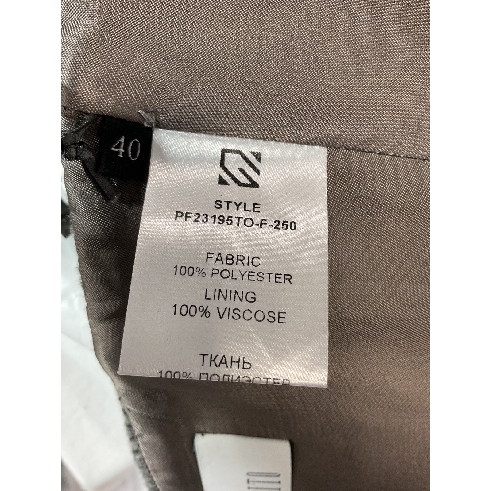 Giuseppe Di Morabito 'Bustier' Grey With Rose Blouse Top Size S