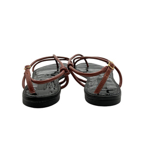 Schutz Strappy Black Malta Sandals Size 7