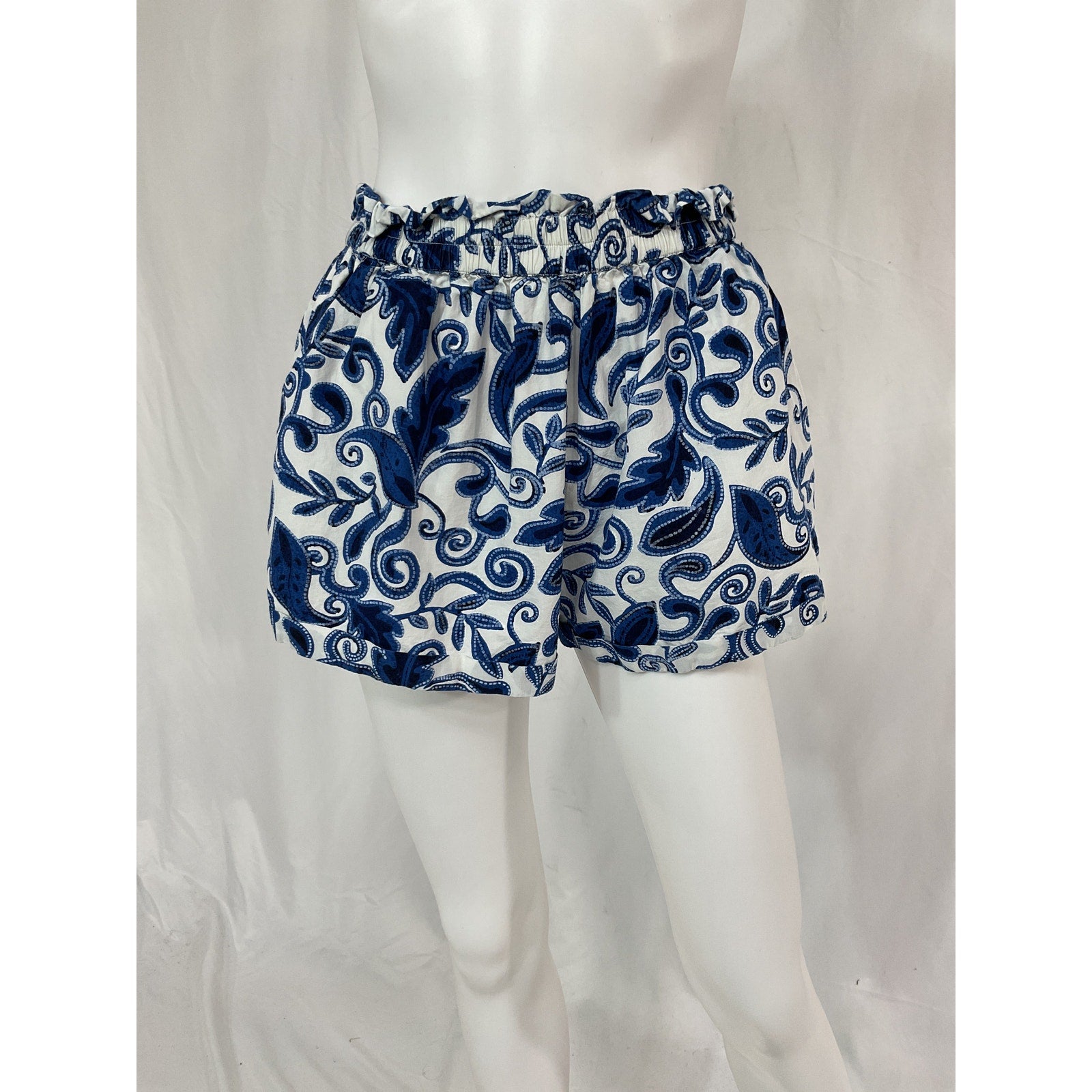 Cleobella 'Savannah' Blue Poplin Short Size S