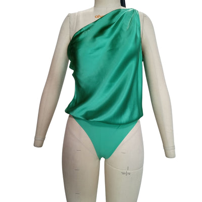 Cami Nyc Sleek Turquoise Darby Bodysuit Size S NWT