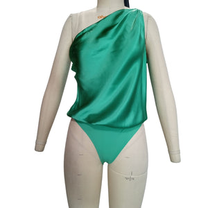 Cami Nyc Sleek Turquoise Darby Bodysuit Size S NWT