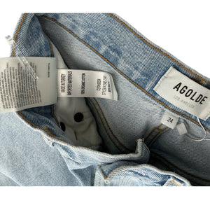 Agolde Vintage Blue 90s Pinch Waist Denim Jeans Size 24