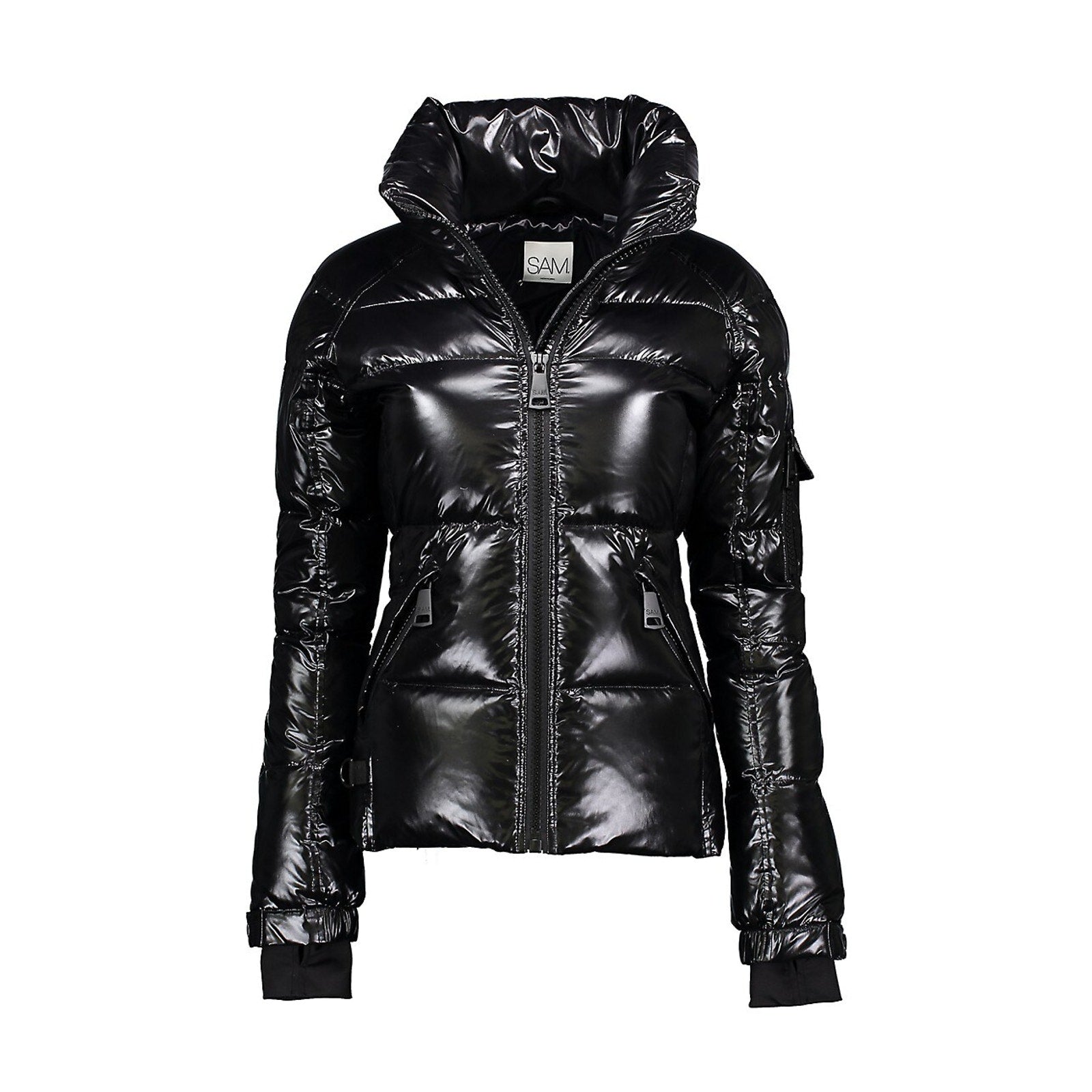 Sam. 'Freestyle' Black Down Puffer Jacket Size M