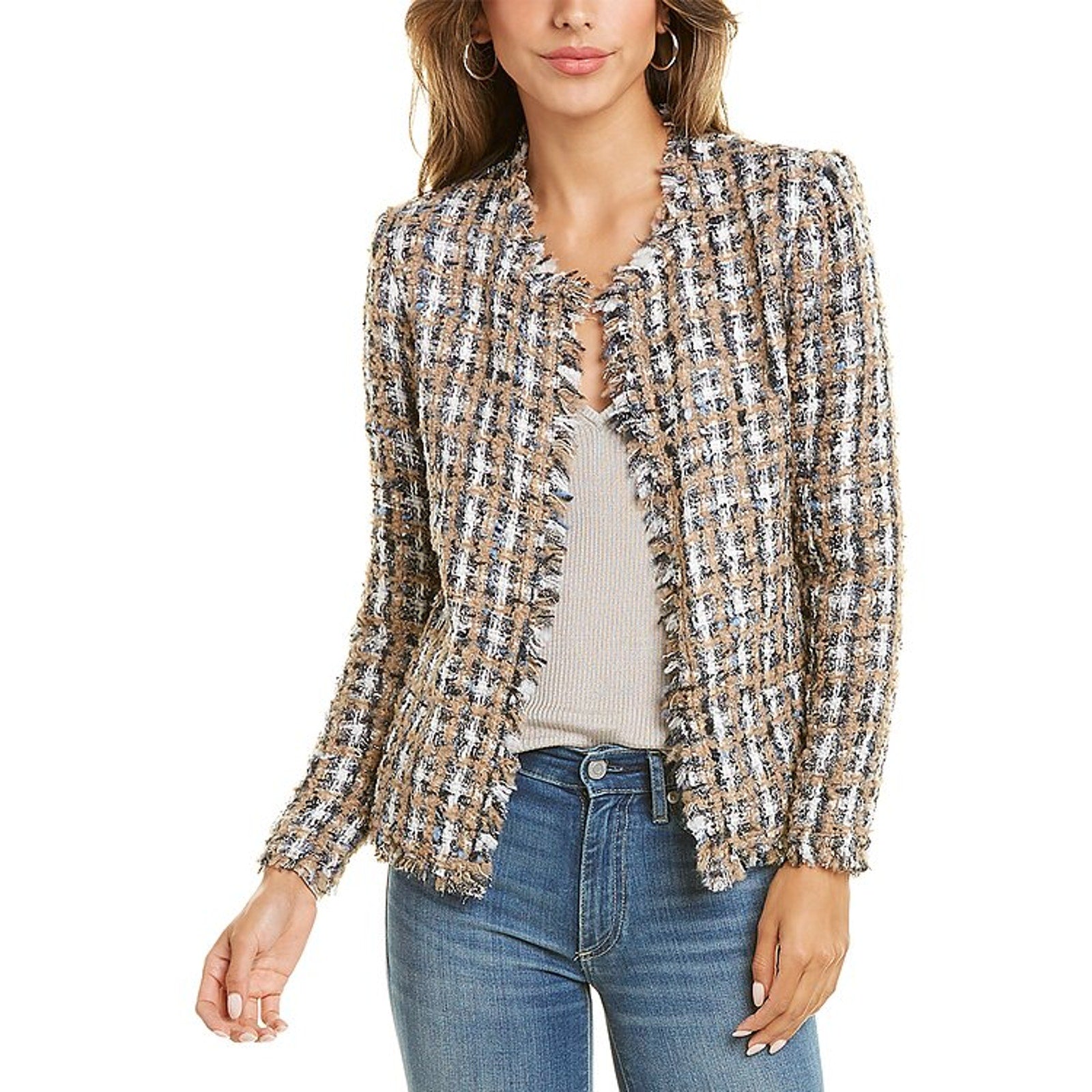 Iro 'Vella' Brown Wool-Blend Jacket Size 36