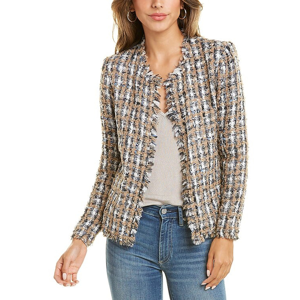 Iro 'Vella' Brown Wool-Blend Jacket Size 36