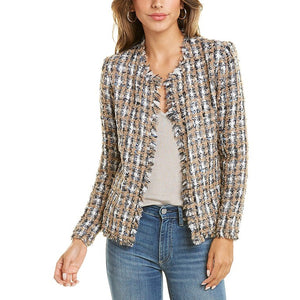 Iro 'Vella' Brown Wool-Blend Jacket Size 36