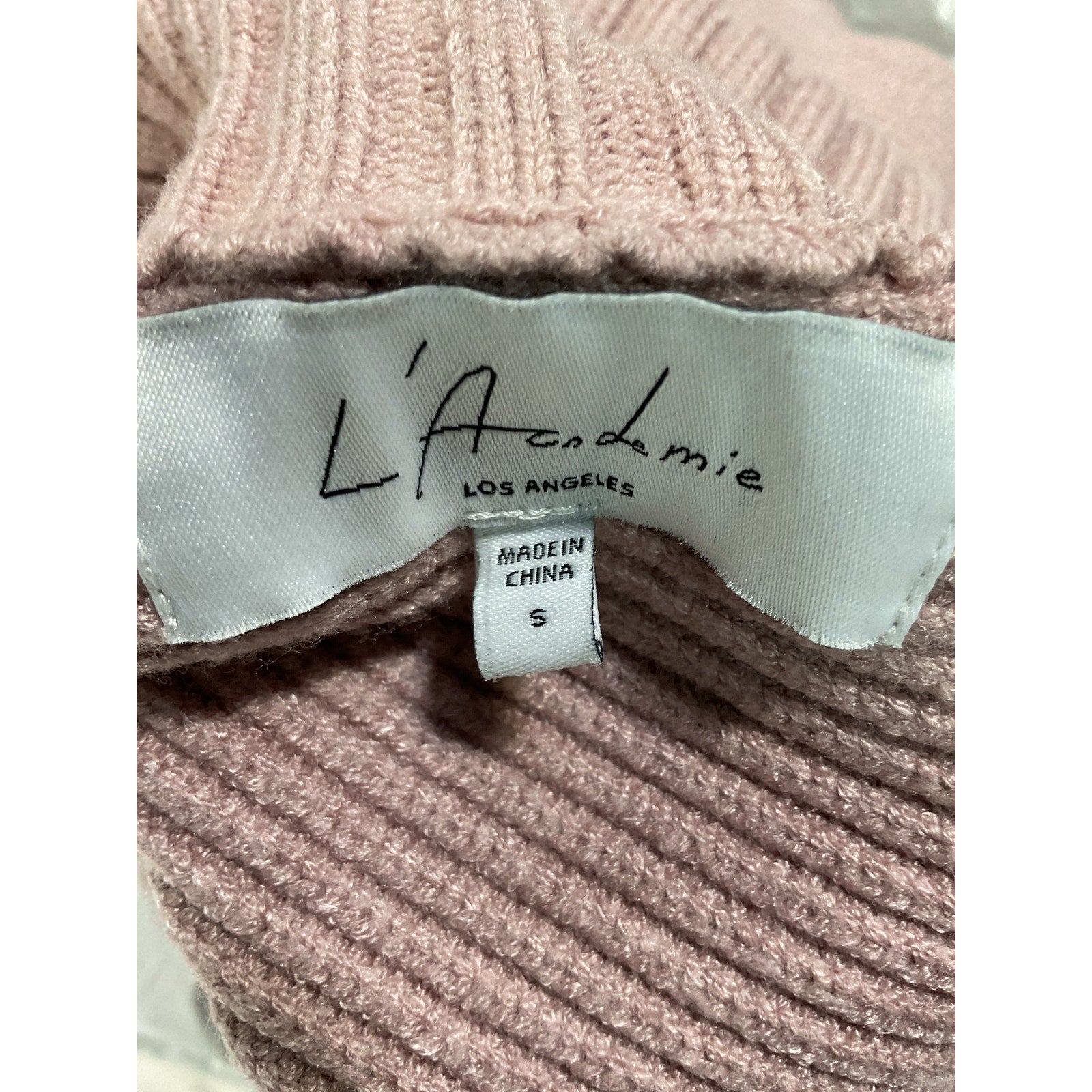 L'Academie 'Maven' Pink Crop Size S