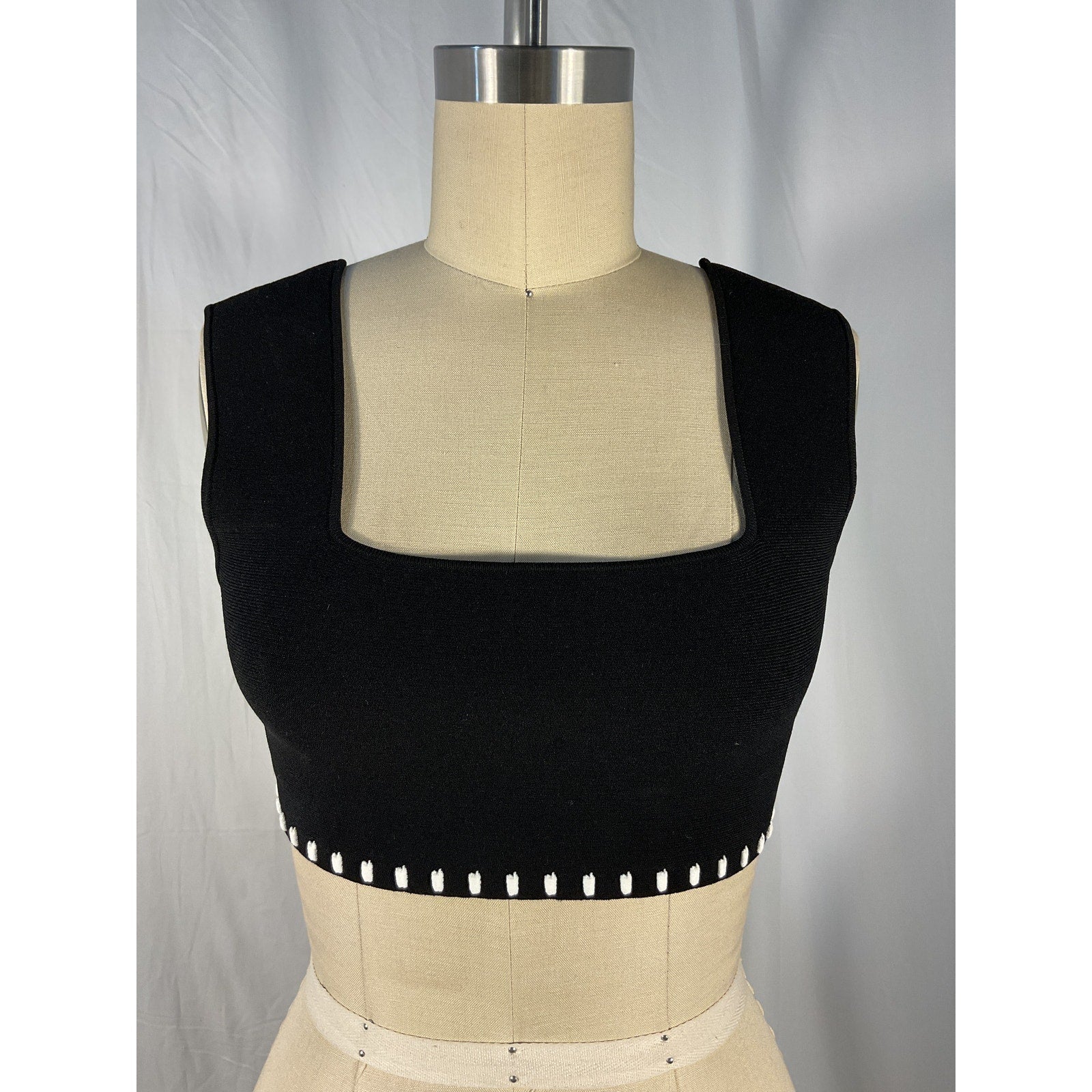 Alexis 'Kesa' Black Crepe Top Size S