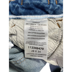 Staud Classic Blue Straight Cut Denim Jeans Size 28