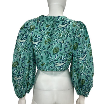 Charina Sarte Printed Multi Alexa Blouse Size S