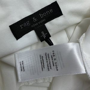 Rag & Bone Sleeveless White Soraya Dress Size S