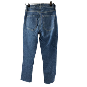 Agolde High-Rise Straight-Crop Blue Riley Denim Jeans Size 25