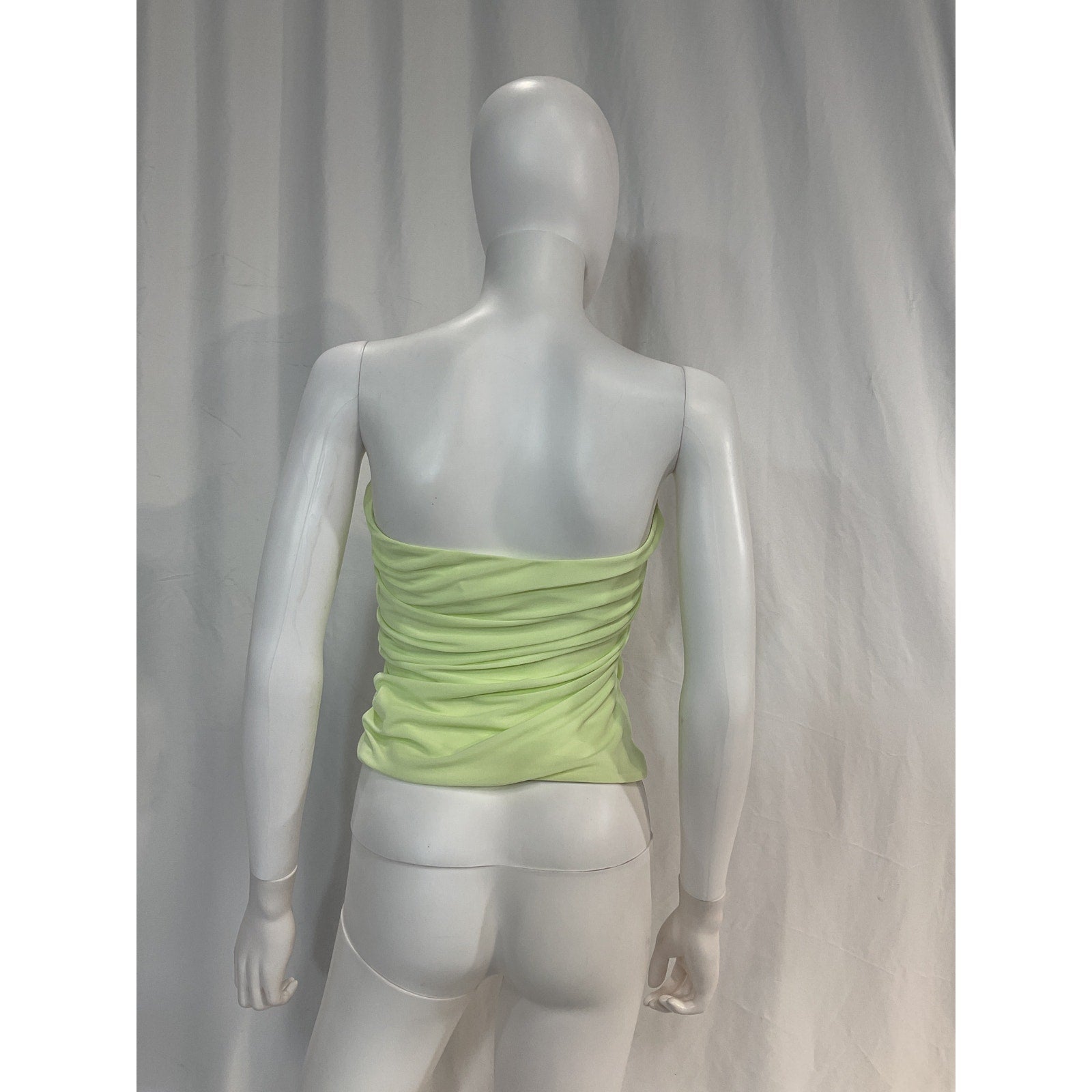 Helmut Lang 'Twist' Yellow Tube Size S