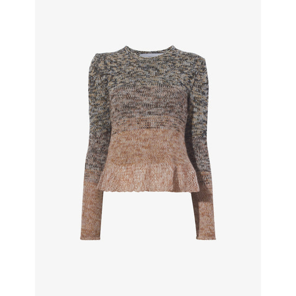 Proenza Schouler 'Marl' Gray Knit Crew Neck Sweater Size S