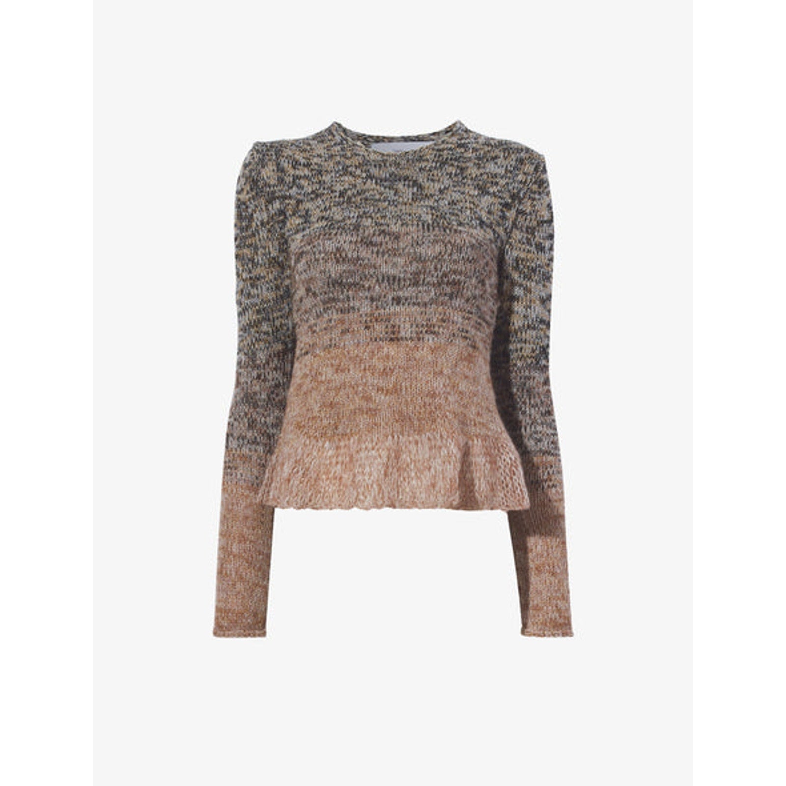 Proenza Schouler 'Marl' Gray Knit Crew Neck Sweater Size S
