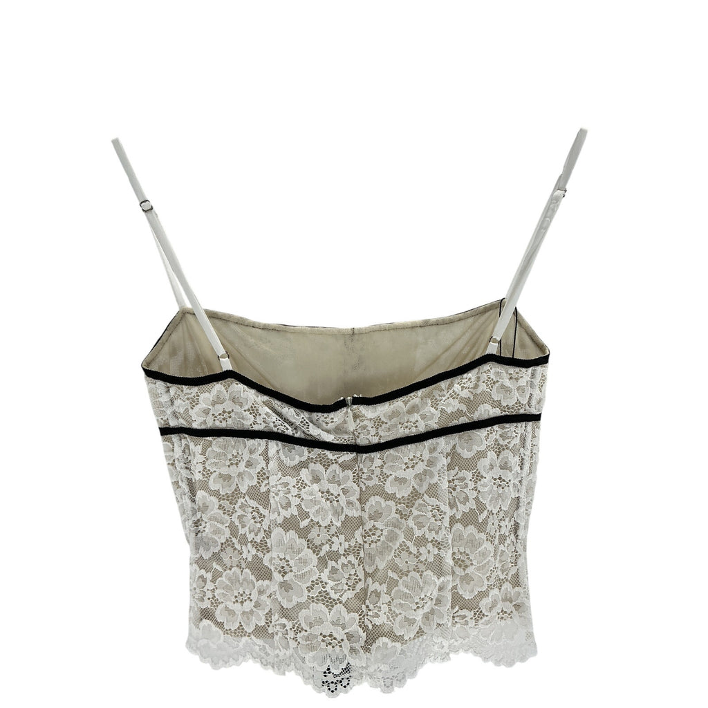 Majorelle 'Leila' White Nylon Top Size XXS