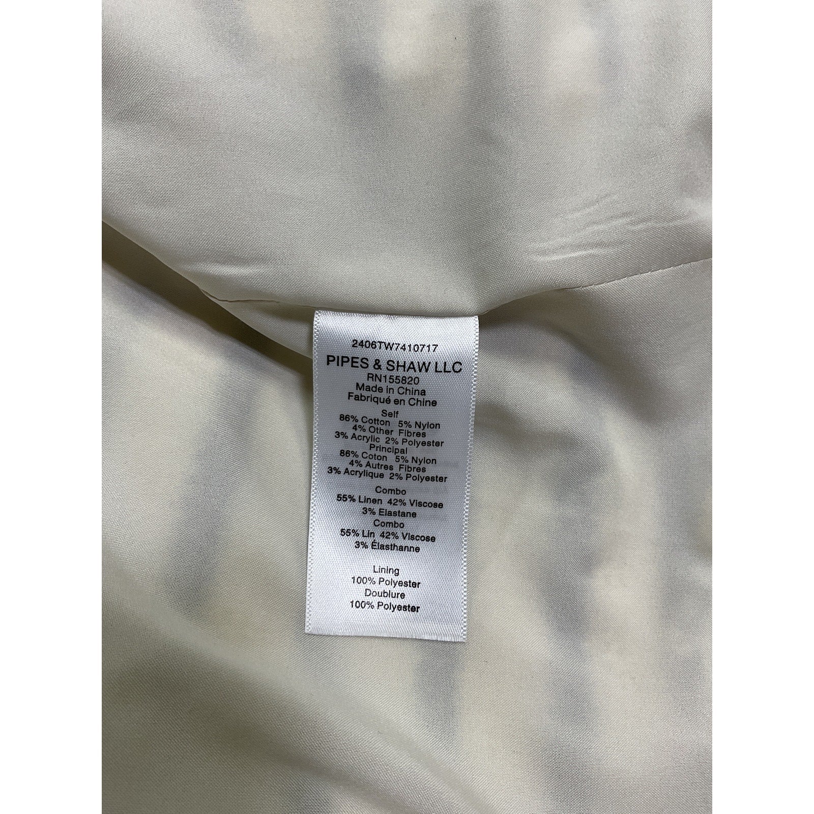 Veronica Beard 'Foster' White Cotton Cotton Blend Tweed Dickey Jacket Size 2