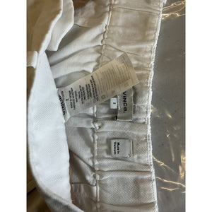 Vince Washed White Cotton Short Size 2