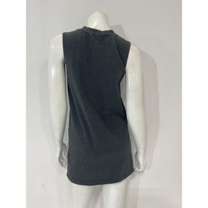 Norma Kamali Sleeveless Black Tailored Terry Mini Dress Size S