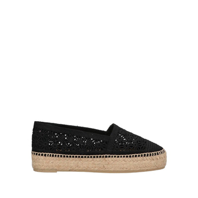Castañer Corded Lace Black Kery Espadrilles Size 40/ US 9
