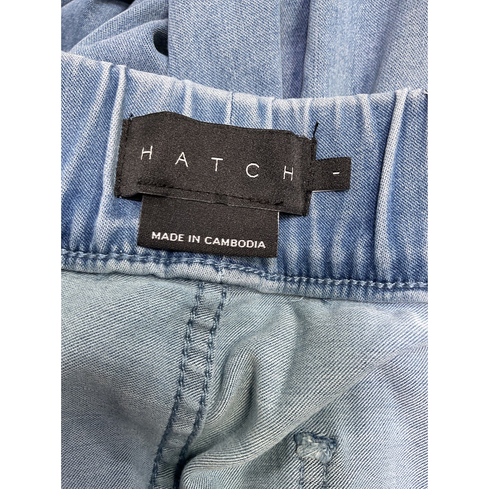 Hatch 'The Easy' Blue Denim Jogger Size 1