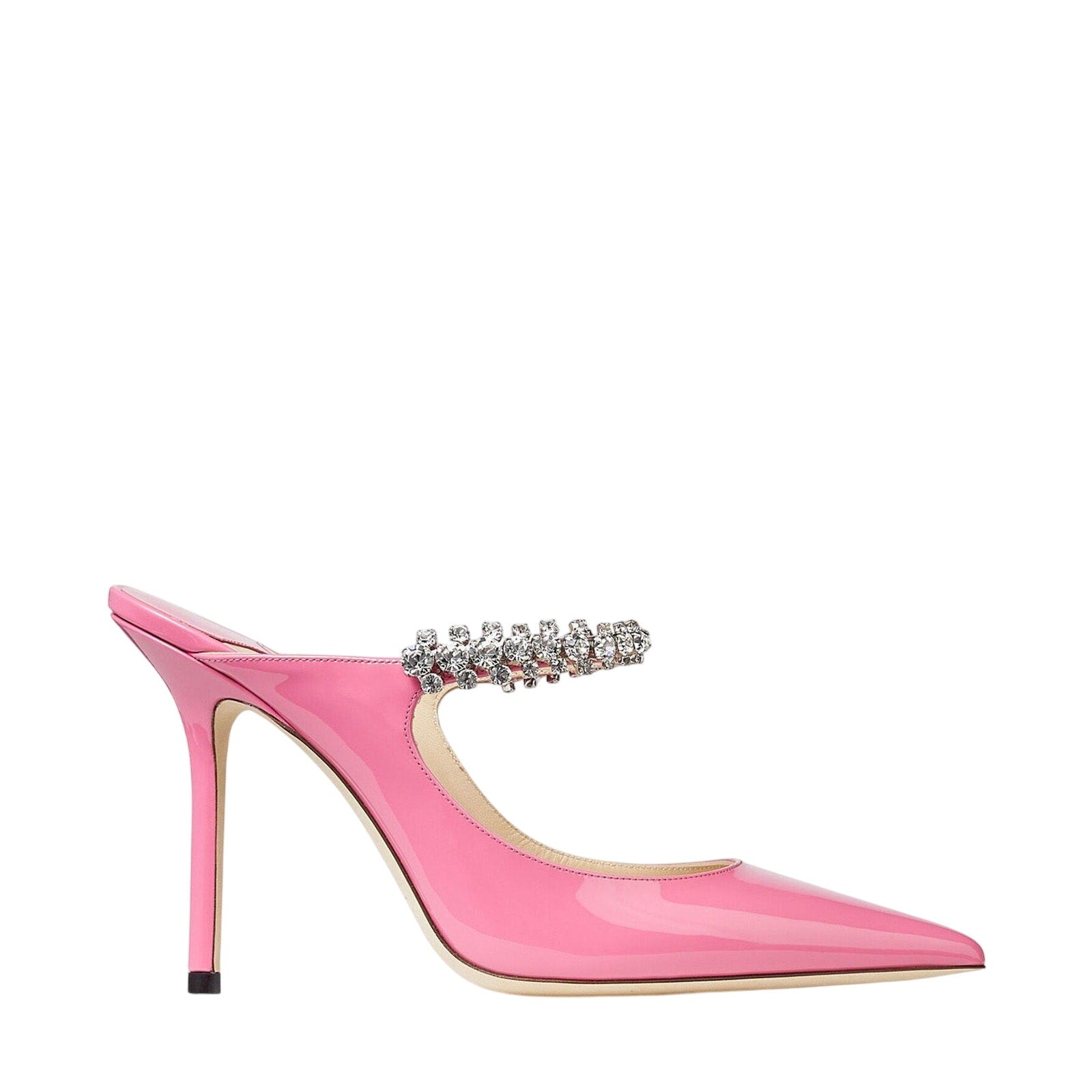 Jimmy Choo Bing Pink Leather 100 Heel Size 8