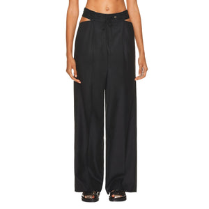 Loulou Studio Chic Black Joli Cutout Pants Size XS