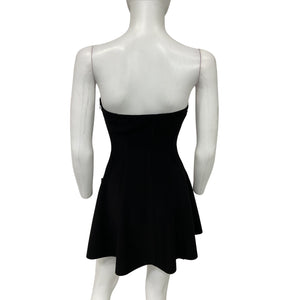 Norma Kamali Strapless Black Grace Mini Size XS Dress