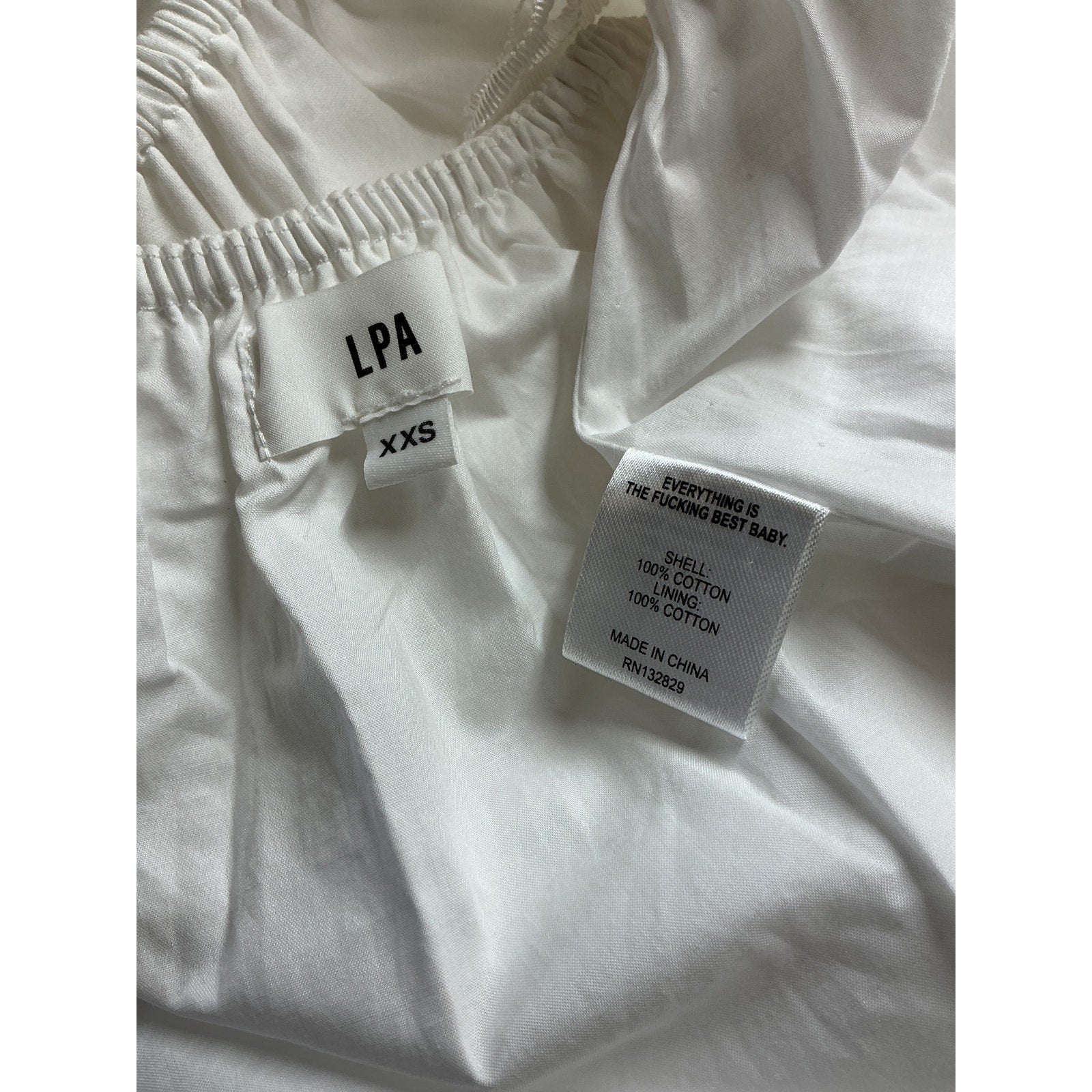 Lpa 'Francesca' White Cotton Eyelet Maxi Skirt Size XXS