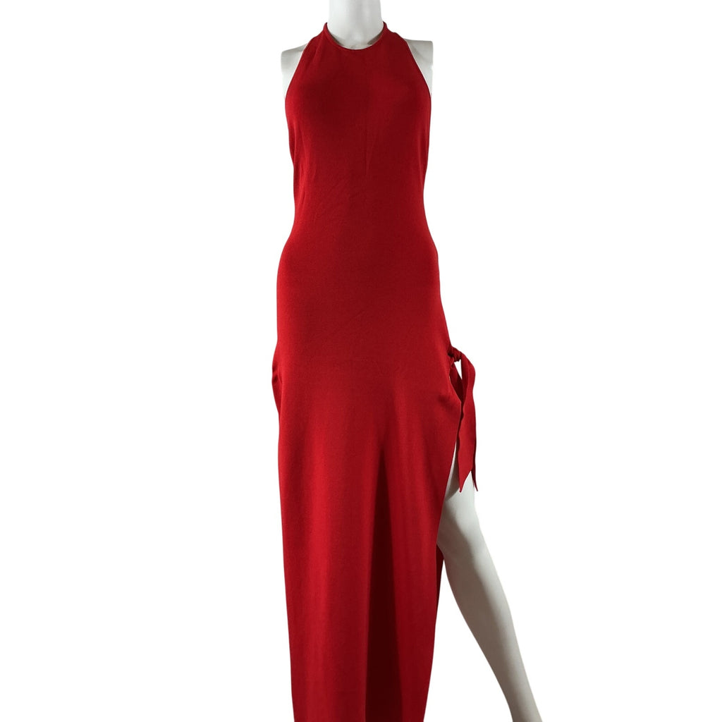 Simon Miller 'Junjo' Red Viscose Knit Dress Size M