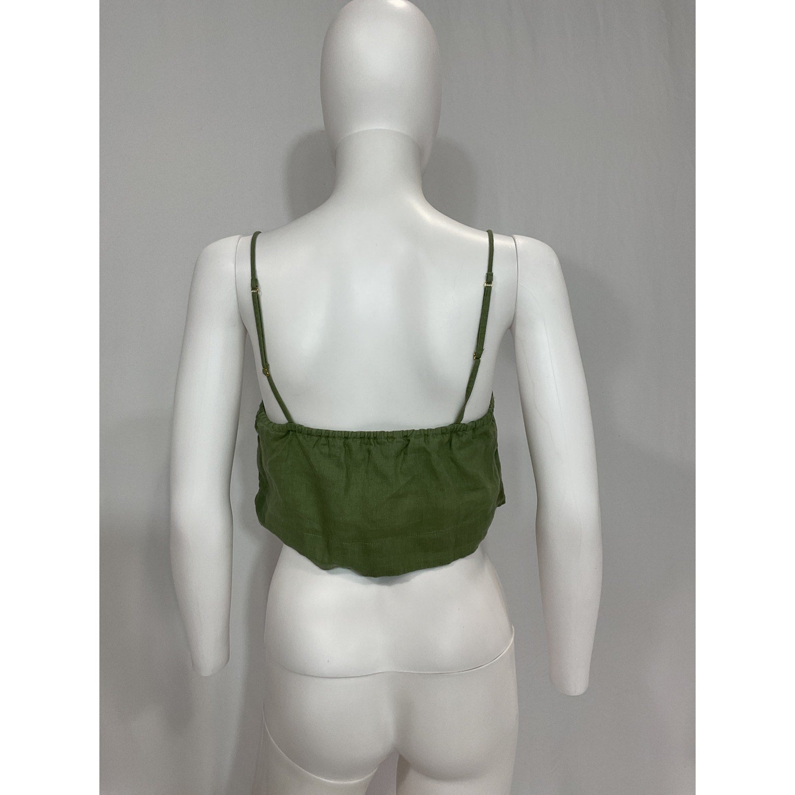 Faithfull The Brand 'Chianti' Green Top Size M