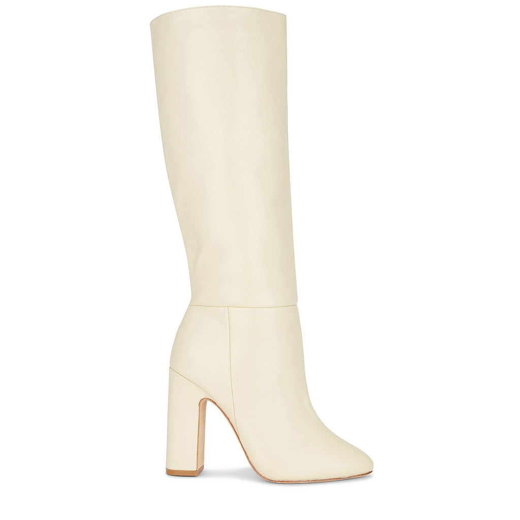 Lpa 'Greta' White Leather Boot Size 7.5