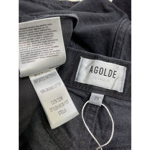 Agolde 'Stella' Black Cotton Short Size 29