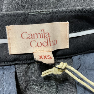 Camila Coelho Tailored Charcoal Ludlow Trousers Size XXS NWT