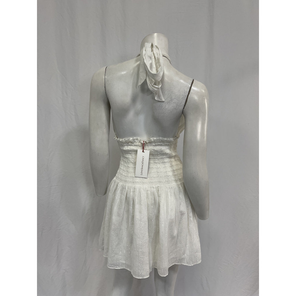 Loveshackfancy 'Luisetta' White Cotton Dress Size S - NWT