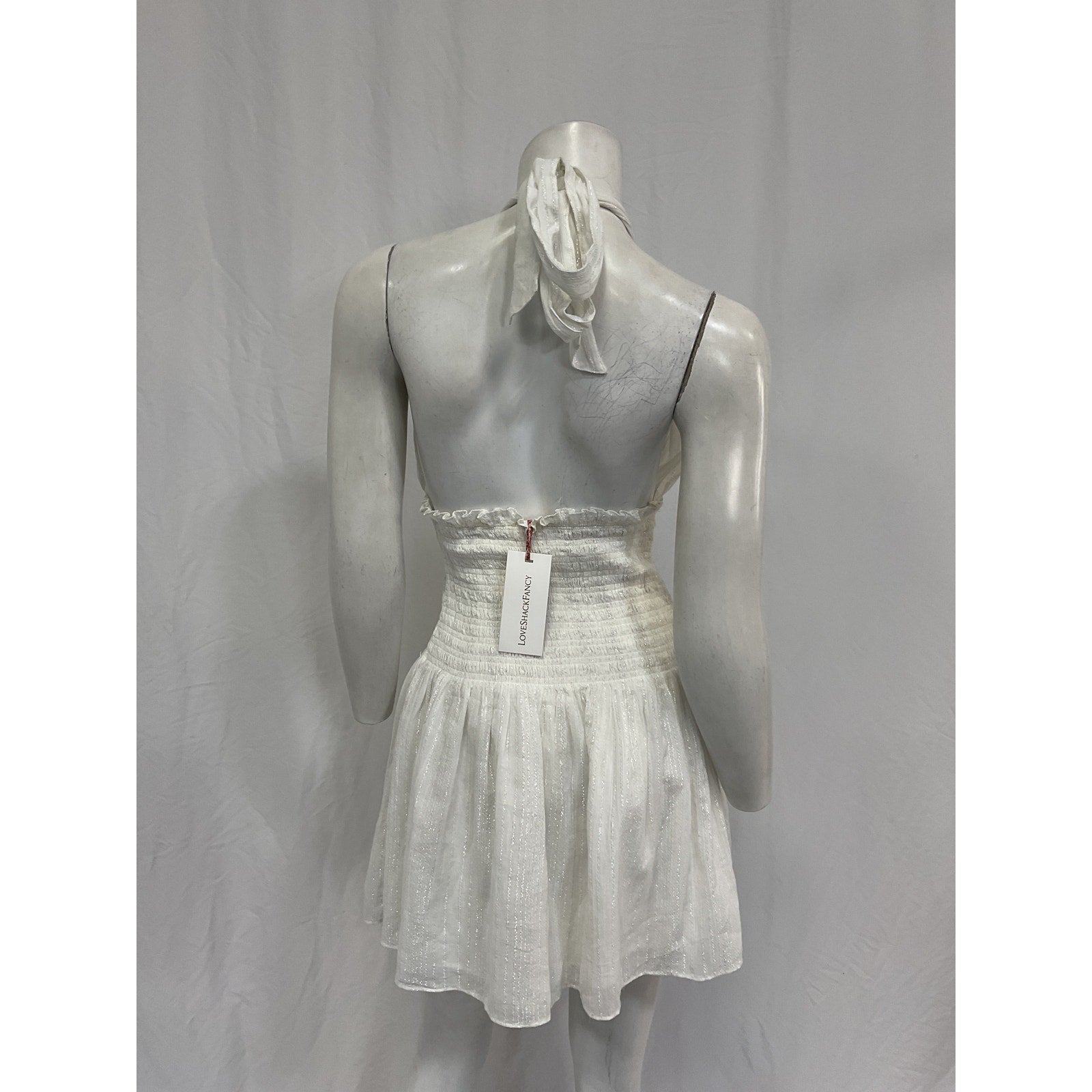 Loveshackfancy 'Luisetta' White Cotton Dress Size S - NWT