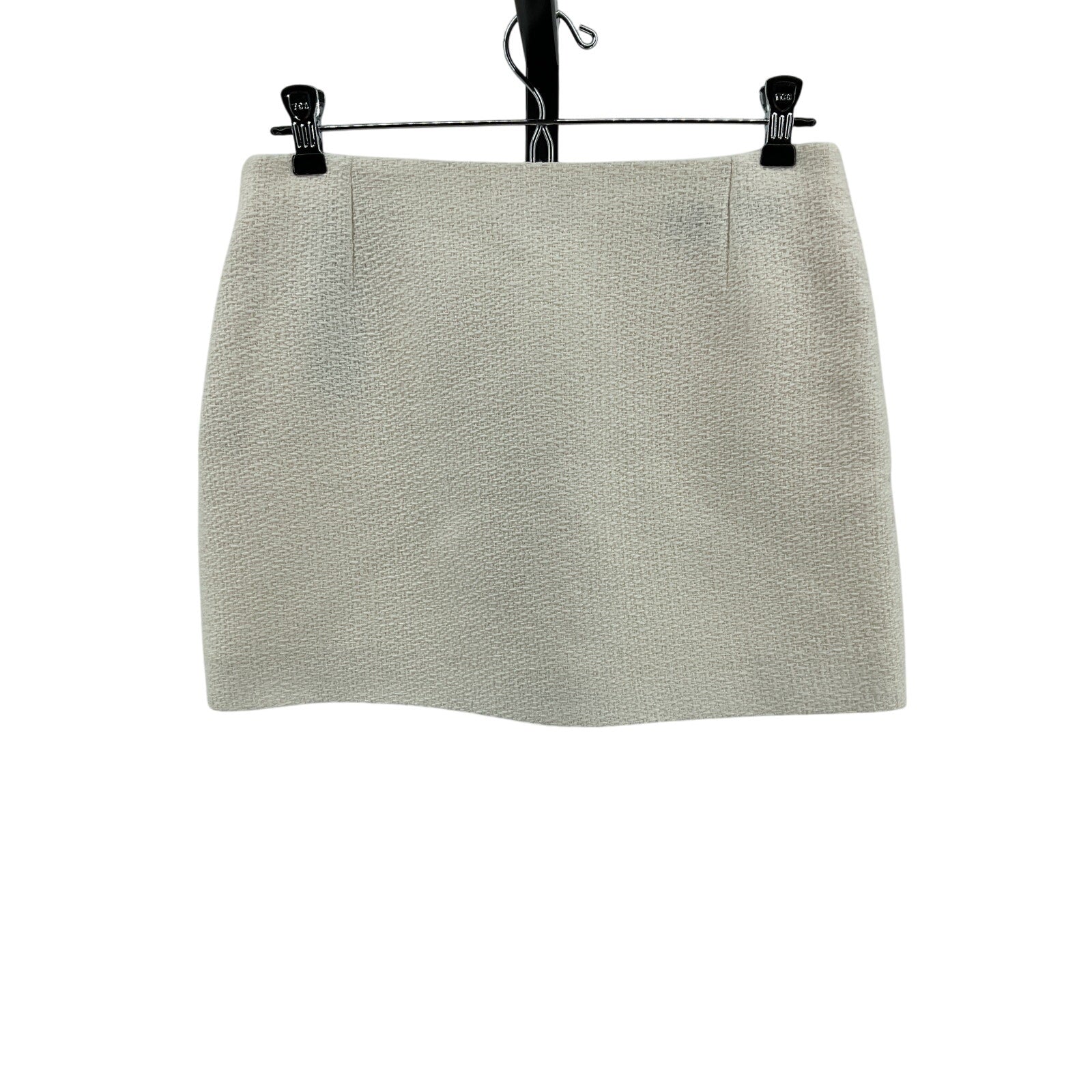 Gucci Wool-Blend Bouclé-Tweed Mini Skirt Off-White Size 4