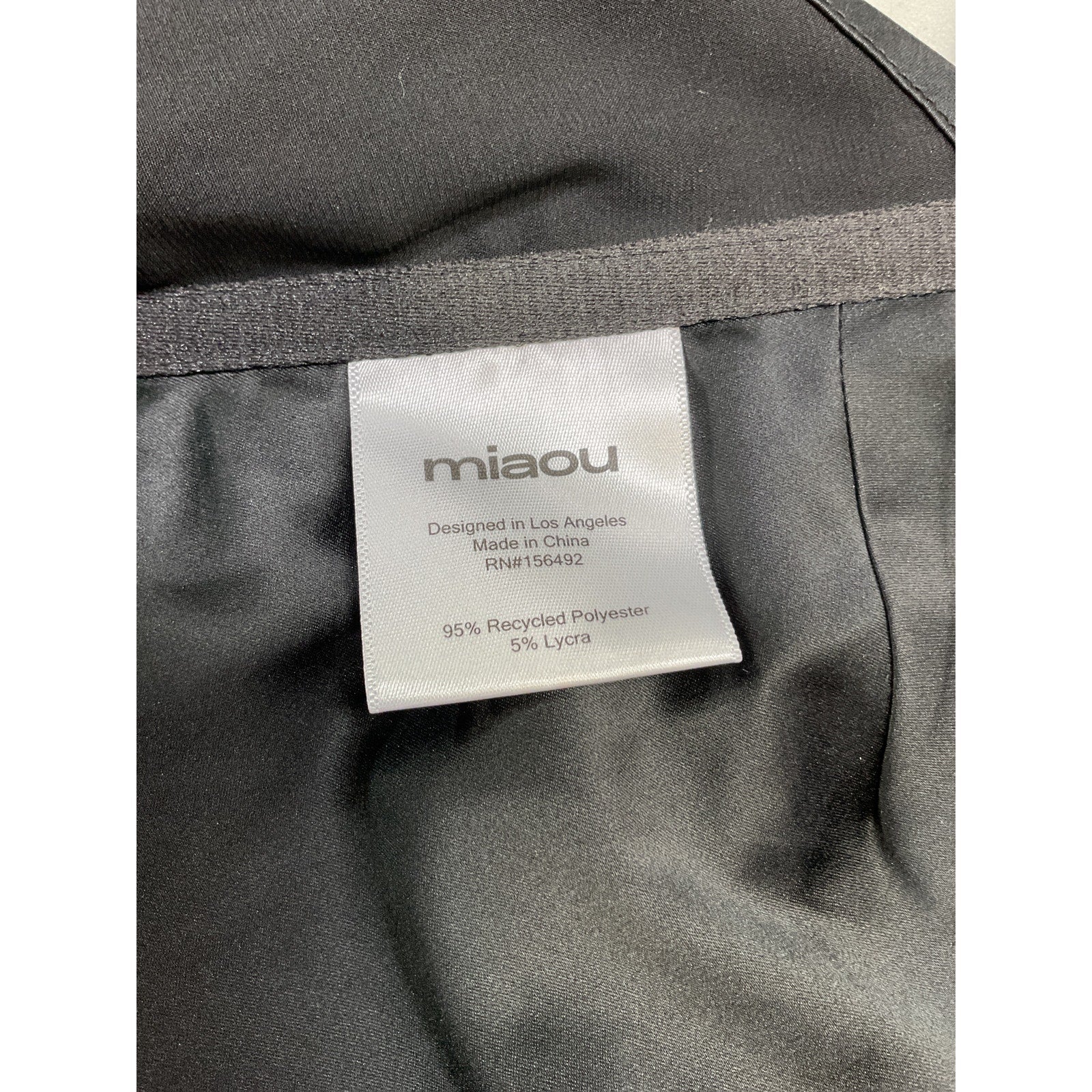 Miaou 'Tati' Black Top Size XS
