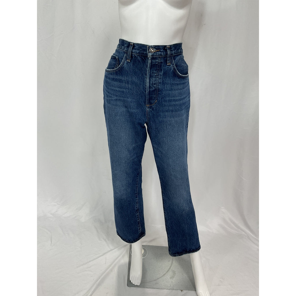 Favorite Daughter 'The Otto' Blue High Rise Boyfriend Ankle Denim Jean Size 28
