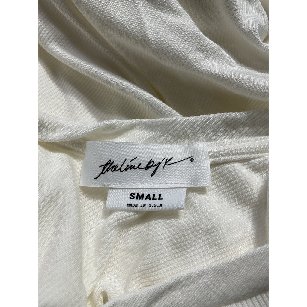 The Line By K 'Tera' White T-Shirt Size S