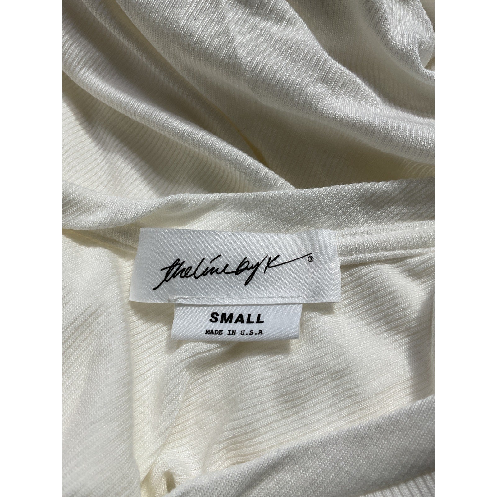 The Line By K 'Tera' White T-Shirt Size S