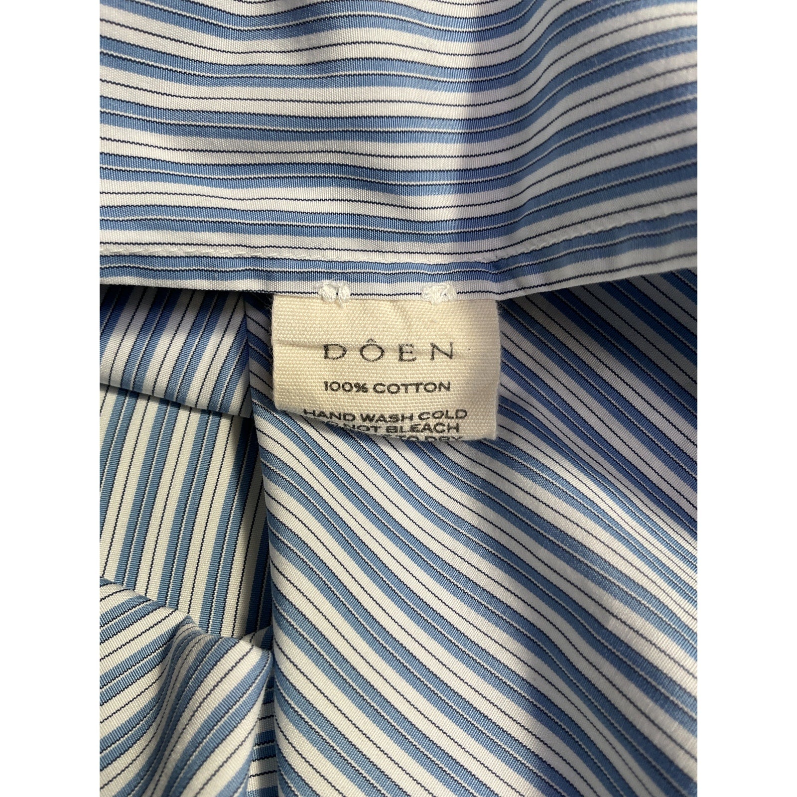 D�en 'Jora' Blue Cotton Dress Size M